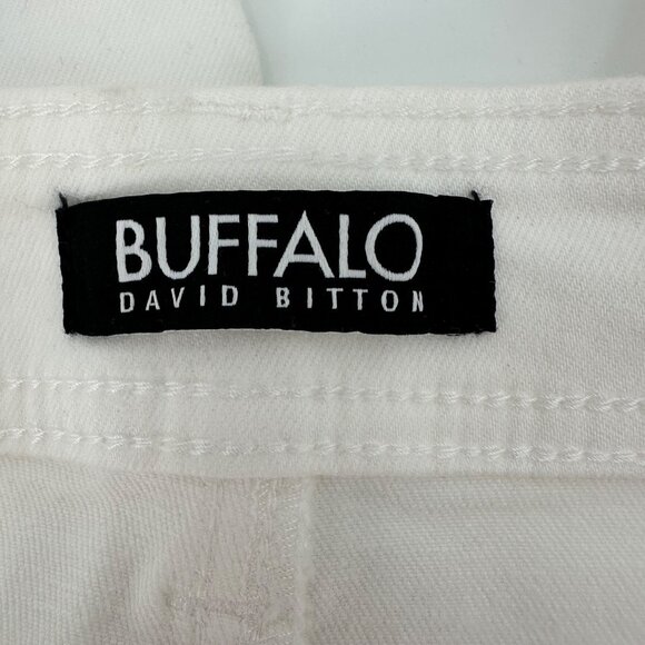 NWT Buffalo Brigette High-Rise Soft Stretch White Crop Pants Size 12/32 - Picture 7 of 12